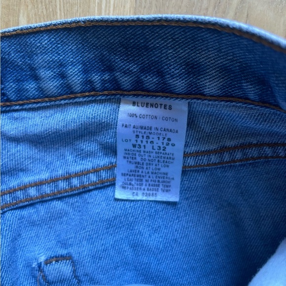 Bluenotes Relaxed Fit Men's Jeans in Blue - Picture 5 of 9